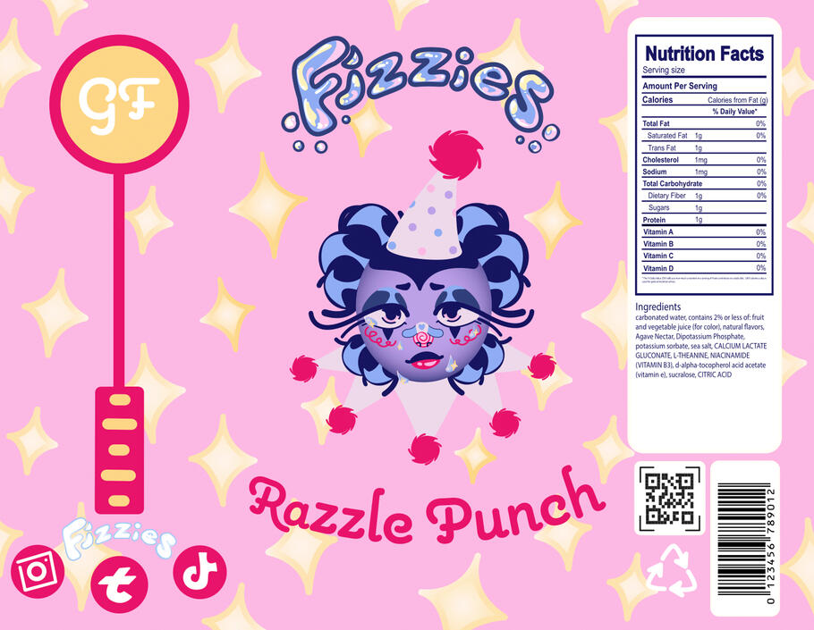 Drink label Design 3